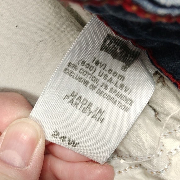 Levi's 512 women's shorts size 24W - Picture 4 of 13